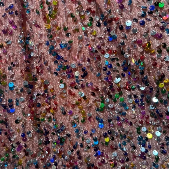 Lola + The Boys Sequin Strawberry Birthday Cake Pink Dress size 4 NWT - Picture 7 of 15